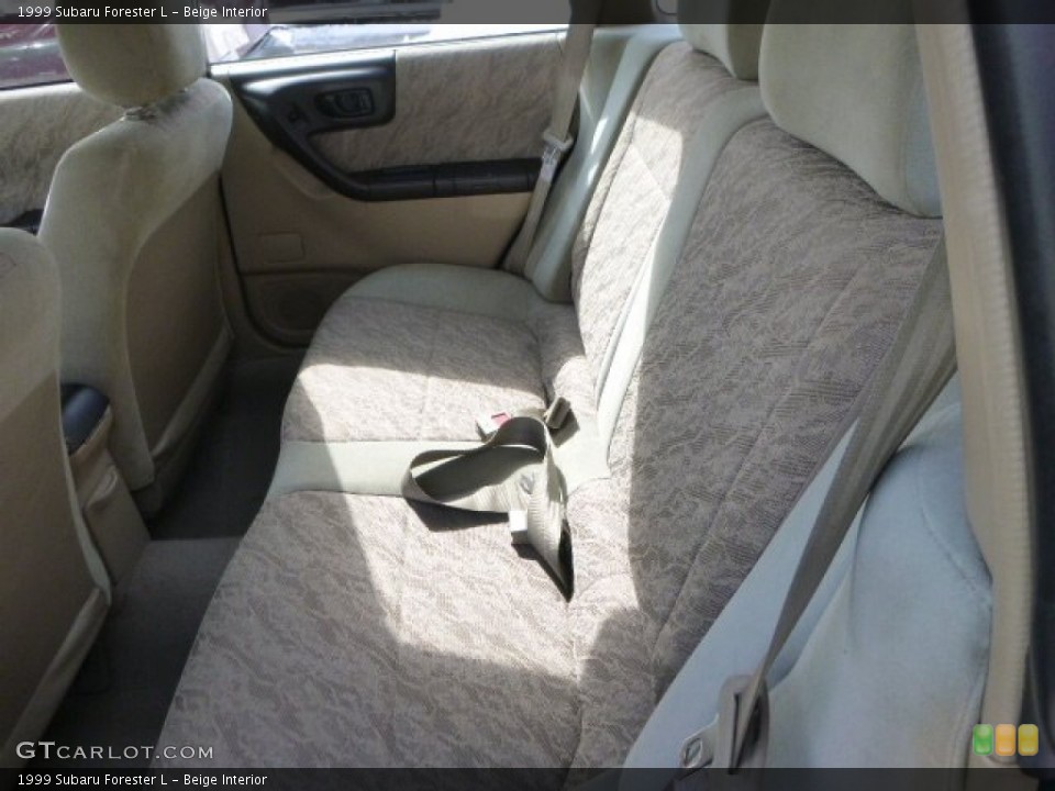 Beige Interior Rear Seat for the 1999 Subaru Forester L #91114919