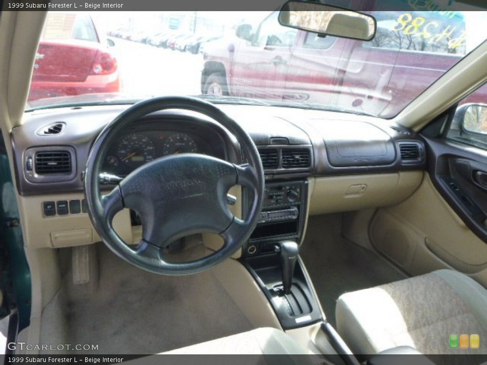 Beige Interior Prime Interior for the 1999 Subaru Forester L #91114934