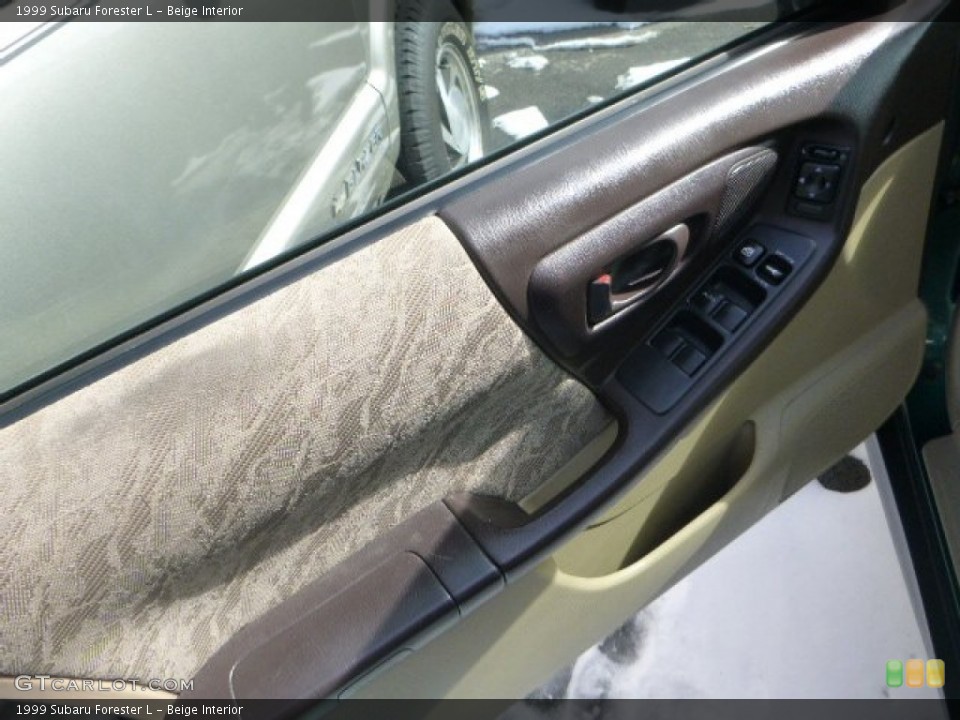 Beige Interior Door Panel for the 1999 Subaru Forester L #91114955