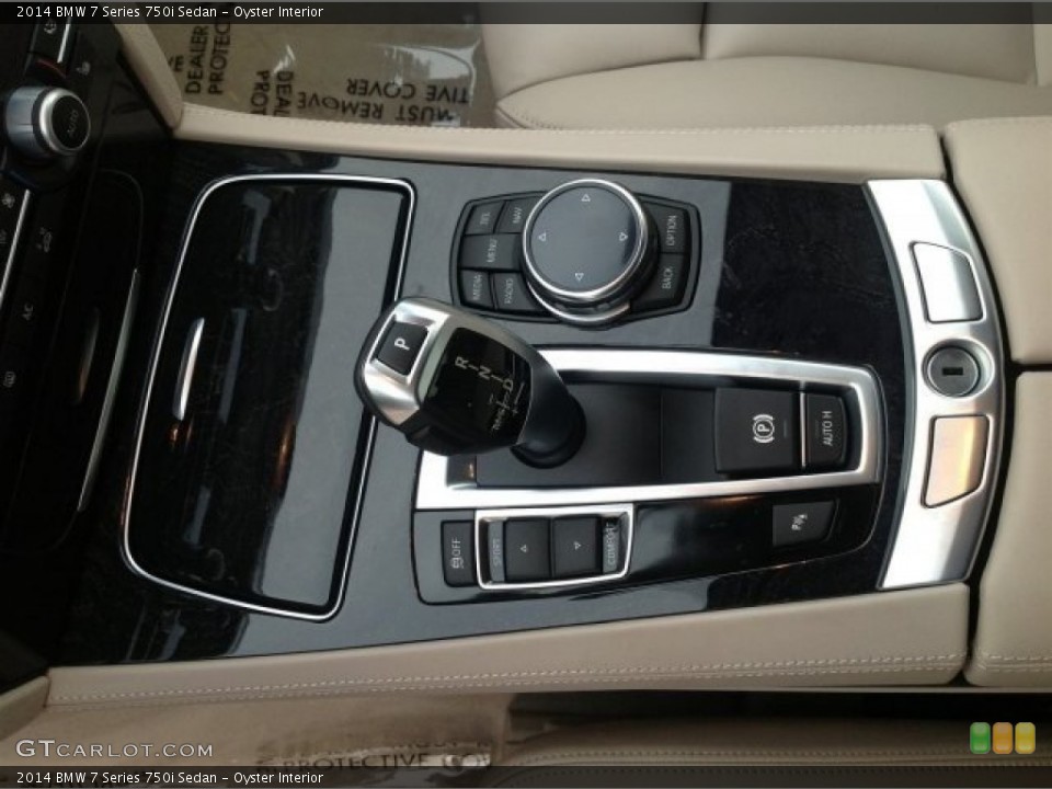 Oyster Interior Transmission for the 2014 BMW 7 Series 750i Sedan #91116581
