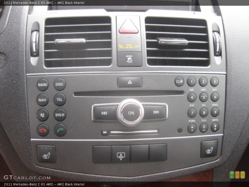 AMG Black Interior Controls for the 2011 Mercedes-Benz C 63 AMG #91117160