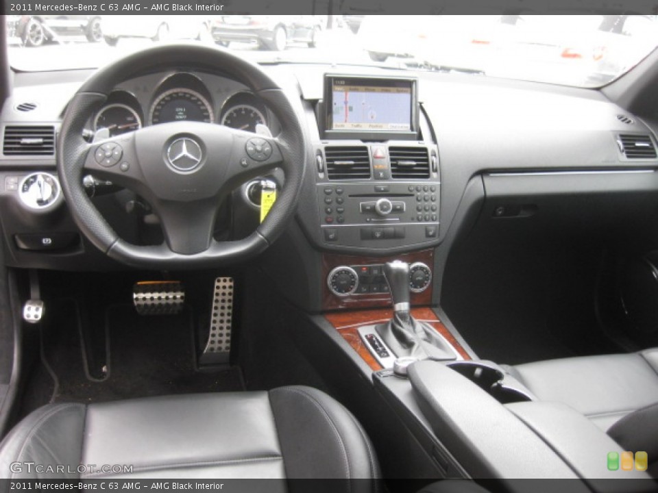 AMG Black Interior Dashboard for the 2011 Mercedes-Benz C 63 AMG #91117268