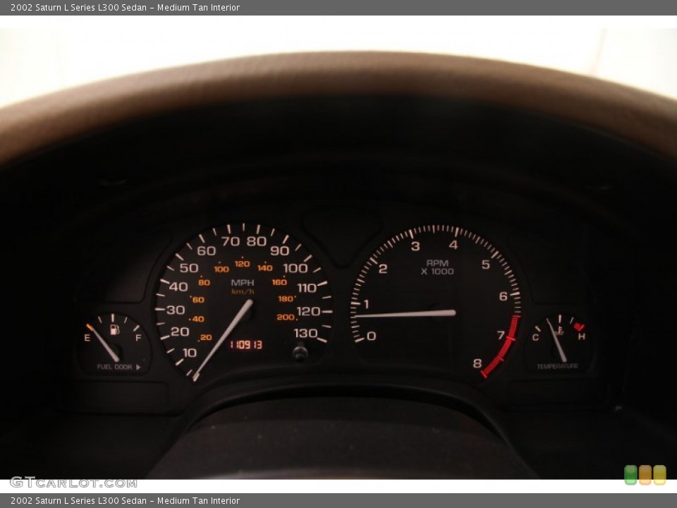 Medium Tan Interior Gauges for the 2002 Saturn L Series L300 Sedan #91122902