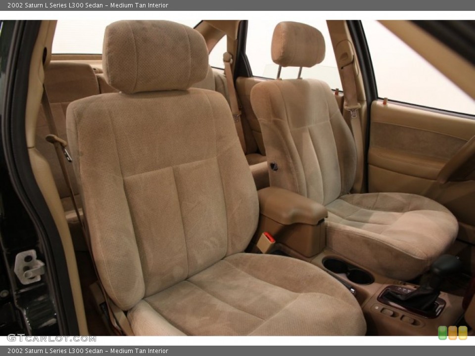 Medium Tan Interior Front Seat for the 2002 Saturn L Series L300 Sedan #91123019