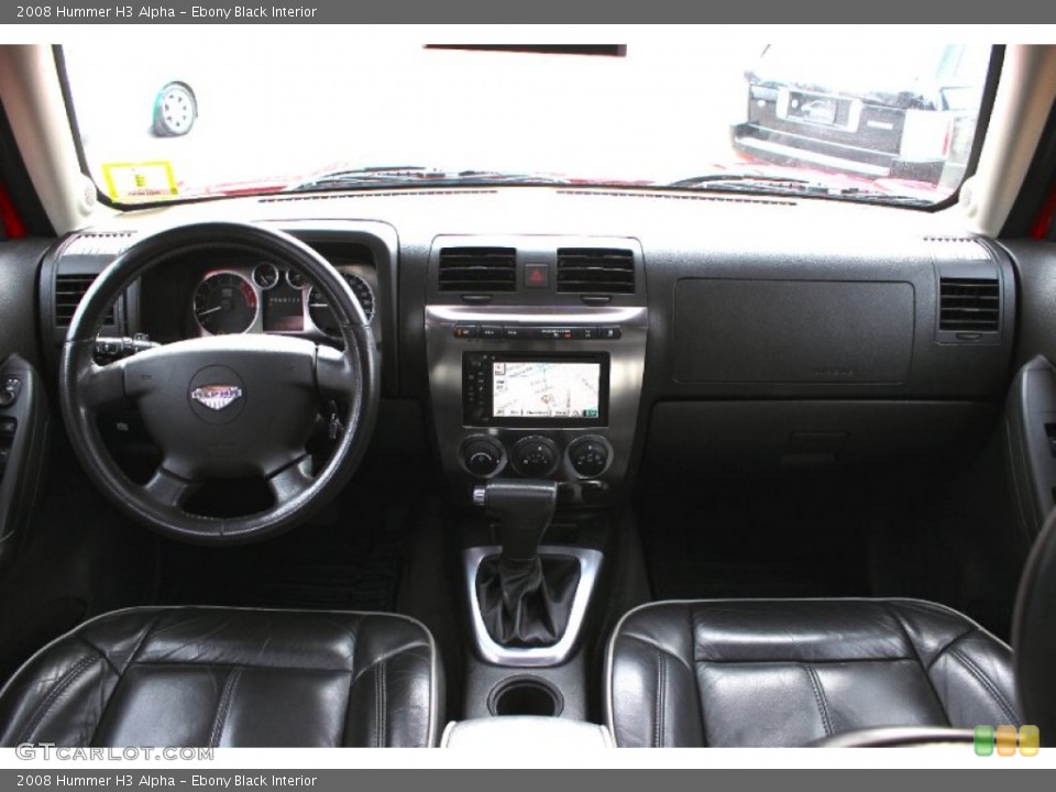 Ebony Black Interior Dashboard for the 2008 Hummer H3 Alpha #91123585