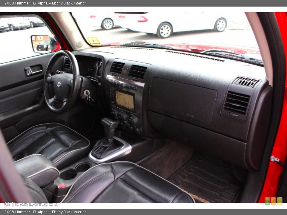 Ebony Black Interior Dashboard for the 2008 Hummer H3 Alpha #91123982
