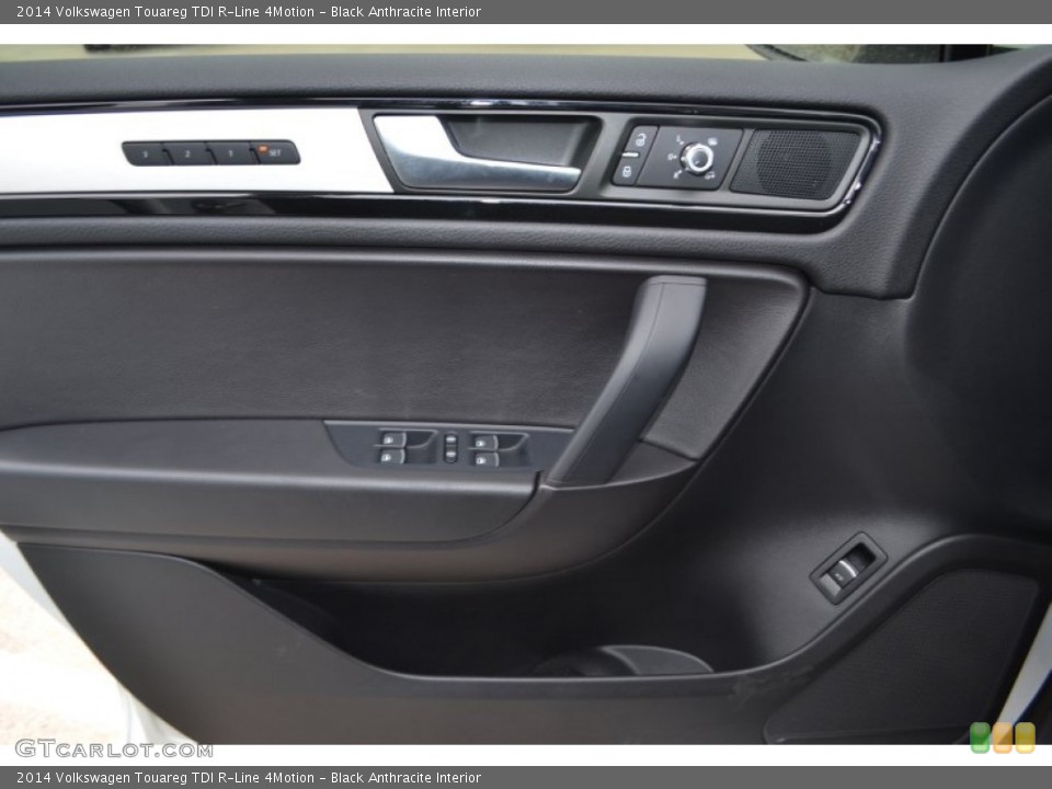 Black Anthracite Interior Door Panel for the 2014 Volkswagen Touareg TDI R-Line 4Motion #91127300
