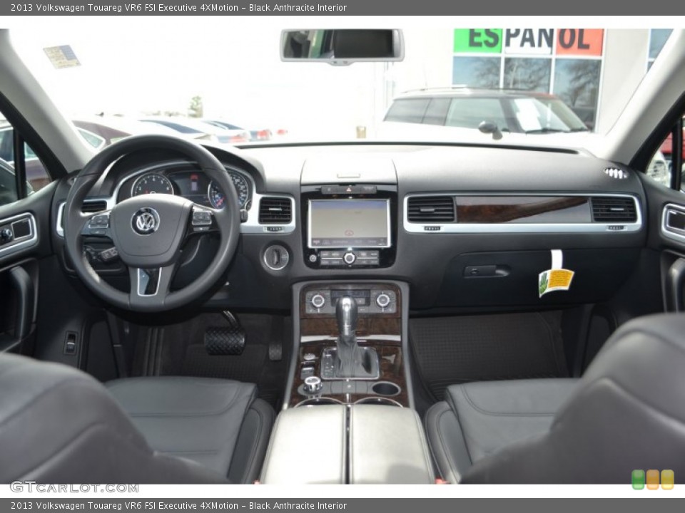 Black Anthracite Interior Dashboard for the 2013 Volkswagen Touareg VR6 FSI Executive 4XMotion #91127438
