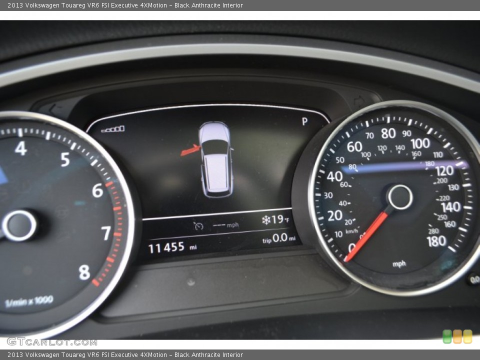 Black Anthracite Interior Gauges for the 2013 Volkswagen Touareg VR6 FSI Executive 4XMotion #91127465