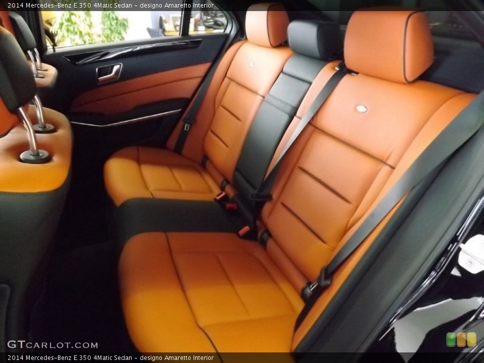 designo Amaretto Interior Rear Seat for the 2014 Mercedes-Benz E 350 4Matic Sedan #91128863