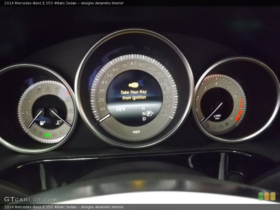 designo Amaretto Interior Gauges for the 2014 Mercedes-Benz E 350 4Matic Sedan #91128875