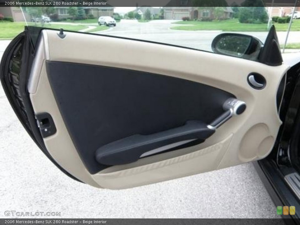 Beige Interior Door Panel for the 2006 Mercedes-Benz SLK 280 Roadster #91130919