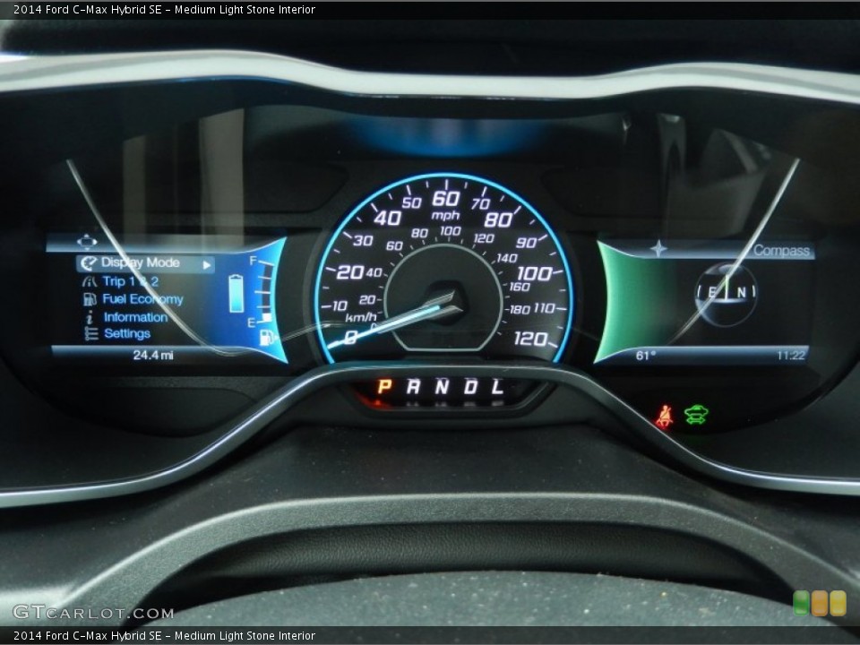 Medium Light Stone Interior Gauges for the 2014 Ford C-Max Hybrid SE #91131087