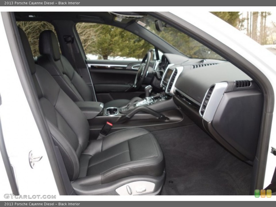 Black Interior Front Seat for the 2013 Porsche Cayenne Diesel #91133355