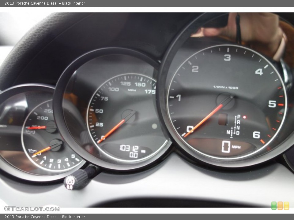 Black Interior Gauges for the 2013 Porsche Cayenne Diesel #91133472