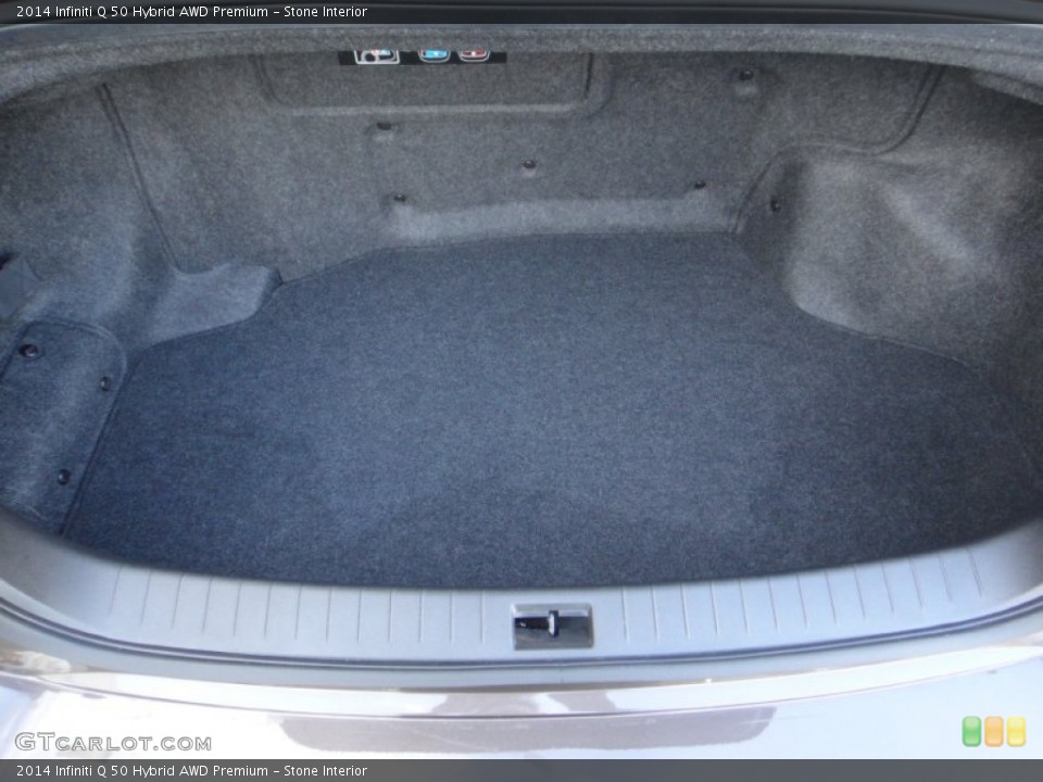 Stone Interior Trunk for the 2014 Infiniti Q 50 Hybrid AWD Premium #91136448