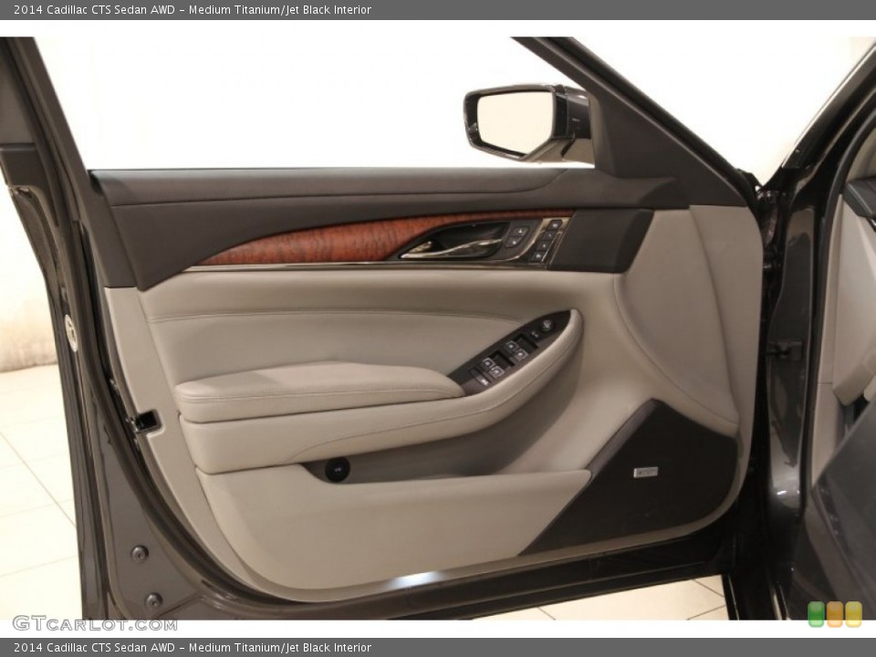 Medium Titanium/Jet Black Interior Door Panel for the 2014 Cadillac CTS Sedan AWD #91137732