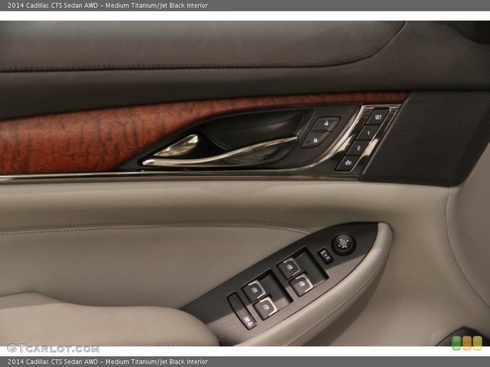 Medium Titanium/Jet Black Interior Controls for the 2014 Cadillac CTS Sedan AWD #91137750