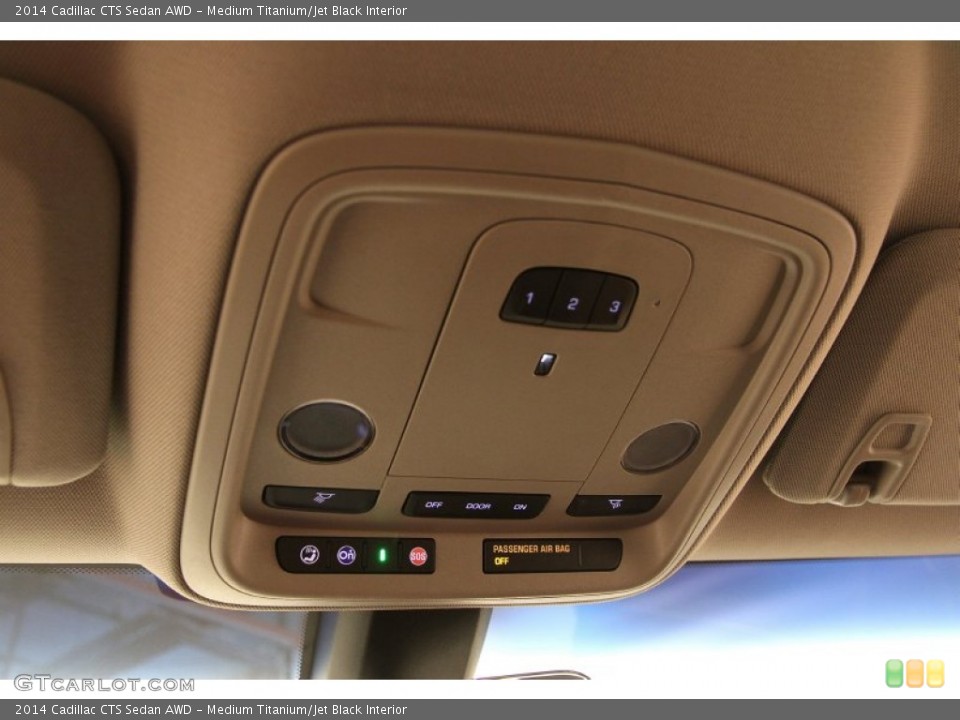 Medium Titanium/Jet Black Interior Controls for the 2014 Cadillac CTS Sedan AWD #91137896
