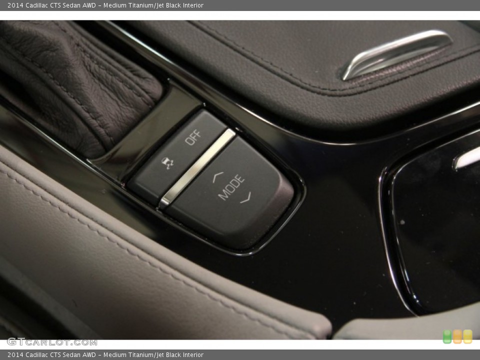 Medium Titanium/Jet Black Interior Controls for the 2014 Cadillac CTS Sedan AWD #91138191