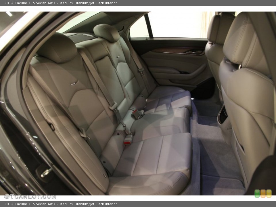 Medium Titanium/Jet Black Interior Rear Seat for the 2014 Cadillac CTS Sedan AWD #91138248