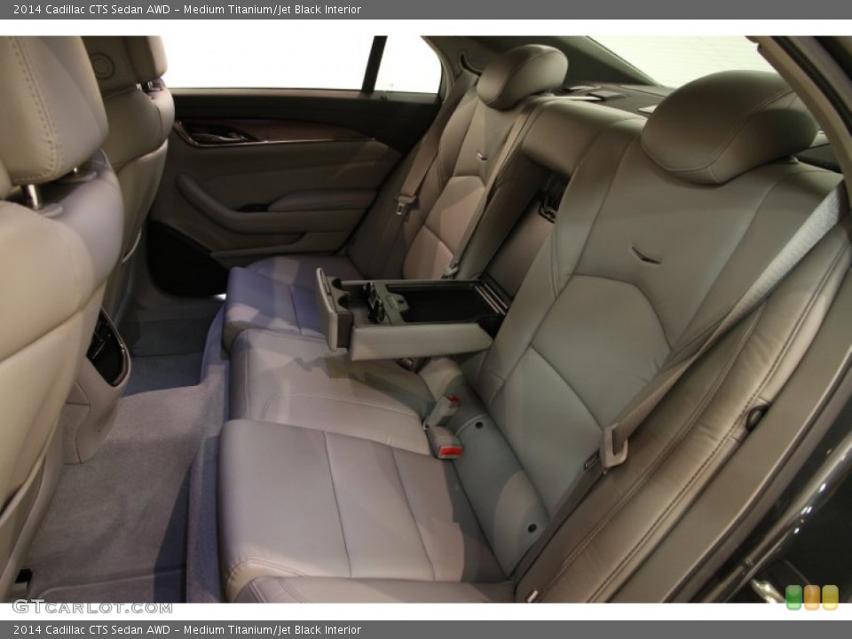 Medium Titanium/Jet Black Interior Rear Seat for the 2014 Cadillac CTS Sedan AWD #91138284