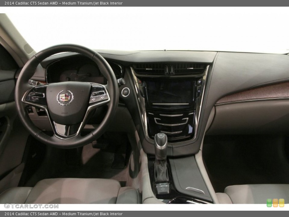 Medium Titanium/Jet Black Interior Dashboard for the 2014 Cadillac CTS Sedan AWD #91138299