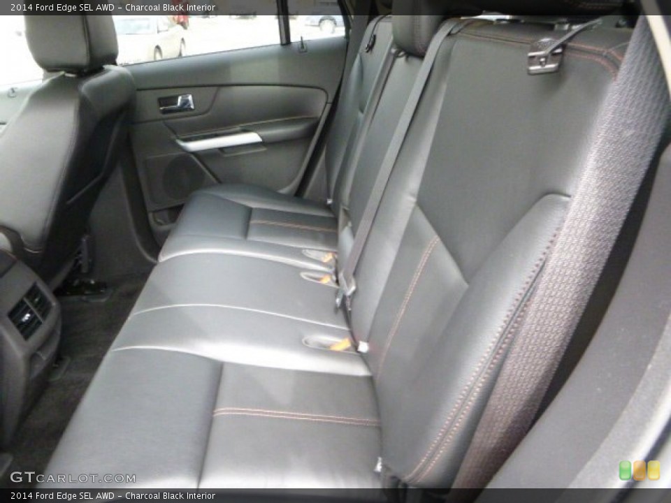 Charcoal Black Interior Rear Seat for the 2014 Ford Edge SEL AWD #91138902