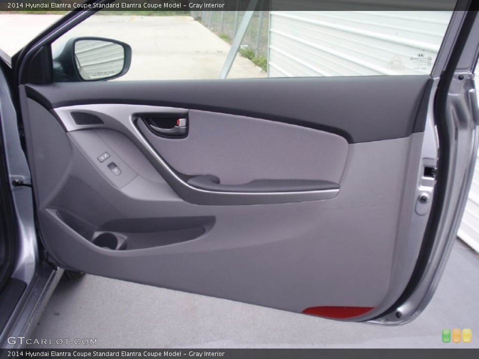 Gray Interior Door Panel for the 2014 Hyundai Elantra Coupe  #91142185