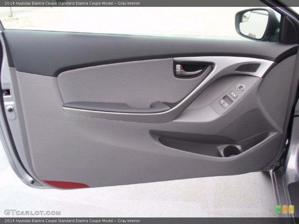 Gray Interior Door Panel for the 2014 Hyundai Elantra Coupe  #91142294