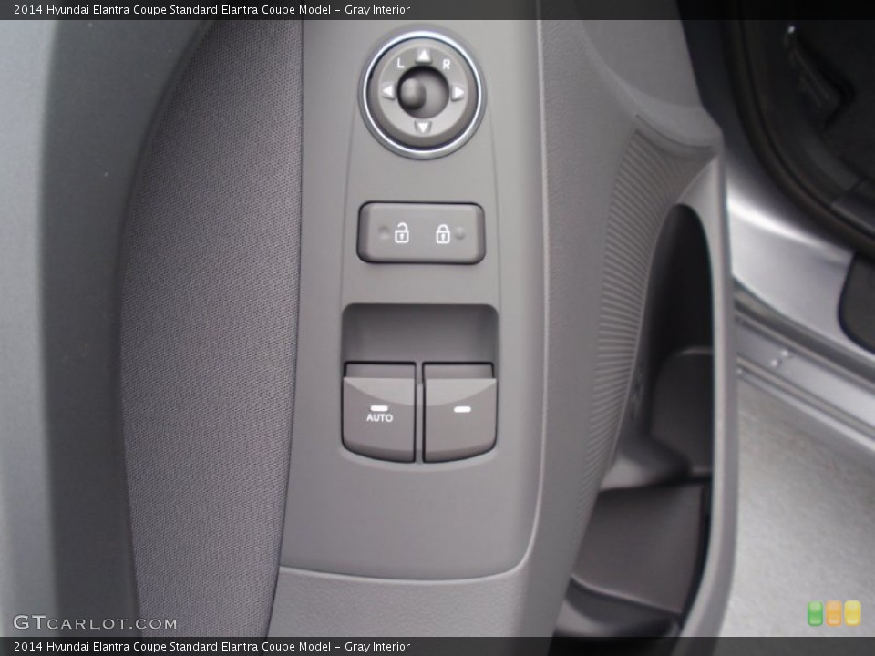Gray Interior Controls for the 2014 Hyundai Elantra Coupe  #91142307