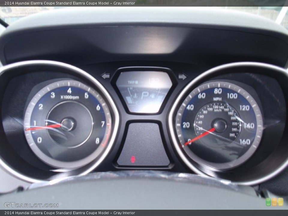 Gray Interior Gauges for the 2014 Hyundai Elantra Coupe  #91142445