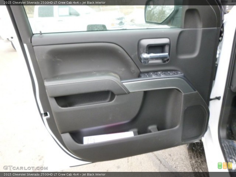 Jet Black Interior Door Panel for the 2015 Chevrolet Silverado 2500HD LT Crew Cab 4x4 #91143255