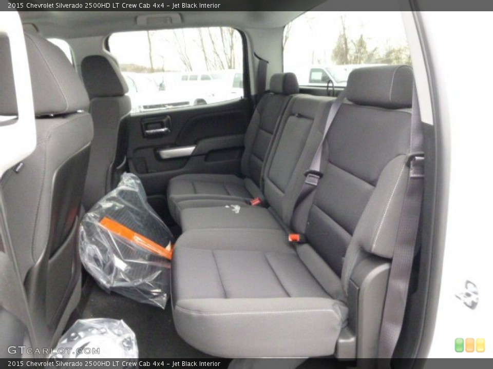 Jet Black Interior Rear Seat for the 2015 Chevrolet Silverado 2500HD LT Crew Cab 4x4 #91143273
