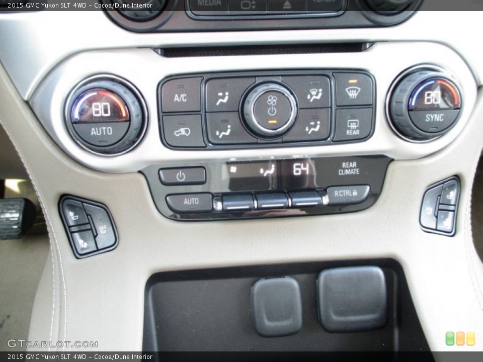 Cocoa/Dune Interior Controls for the 2015 GMC Yukon SLT 4WD #91143744