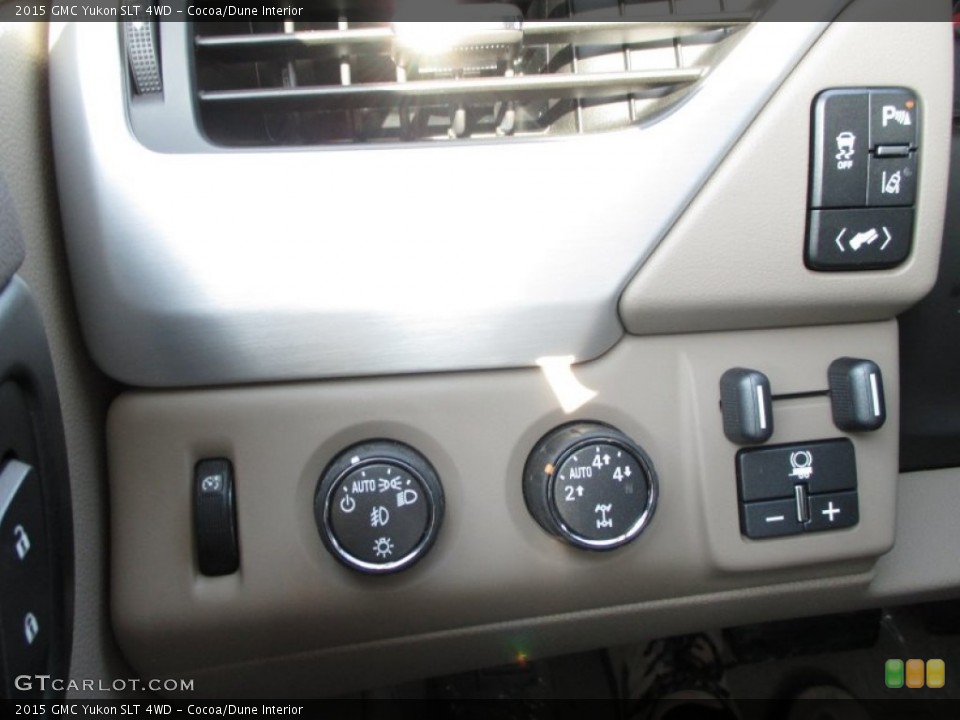 Cocoa/Dune Interior Controls for the 2015 GMC Yukon SLT 4WD #91144030