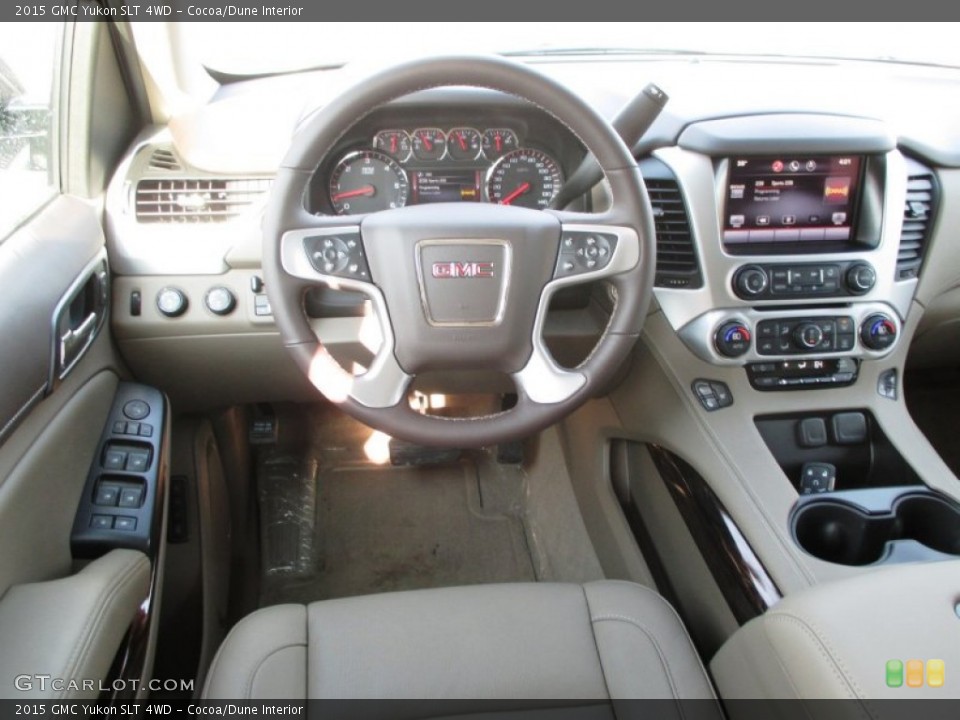 Cocoa/Dune Interior Dashboard for the 2015 GMC Yukon SLT 4WD #91144137
