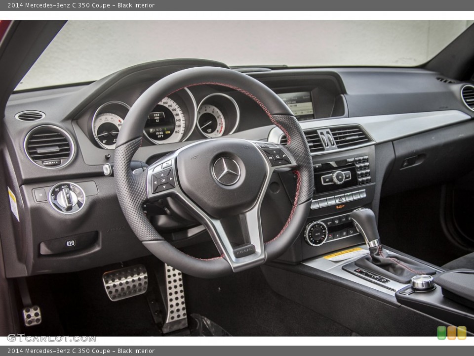 Black Interior Dashboard for the 2014 Mercedes-Benz C 350 Coupe #91151220