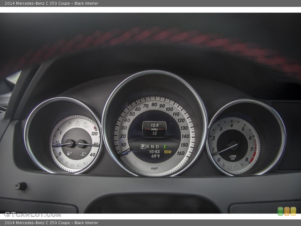 Black Interior Gauges for the 2014 Mercedes-Benz C 350 Coupe #91151247