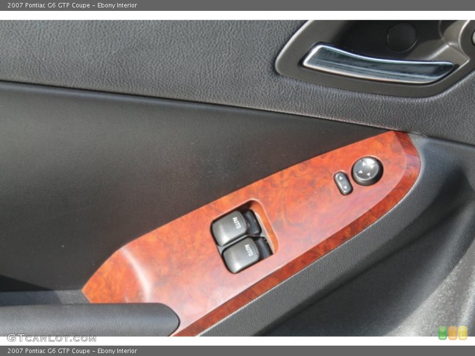 Ebony Interior Controls for the 2007 Pontiac G6 GTP Coupe #91153122