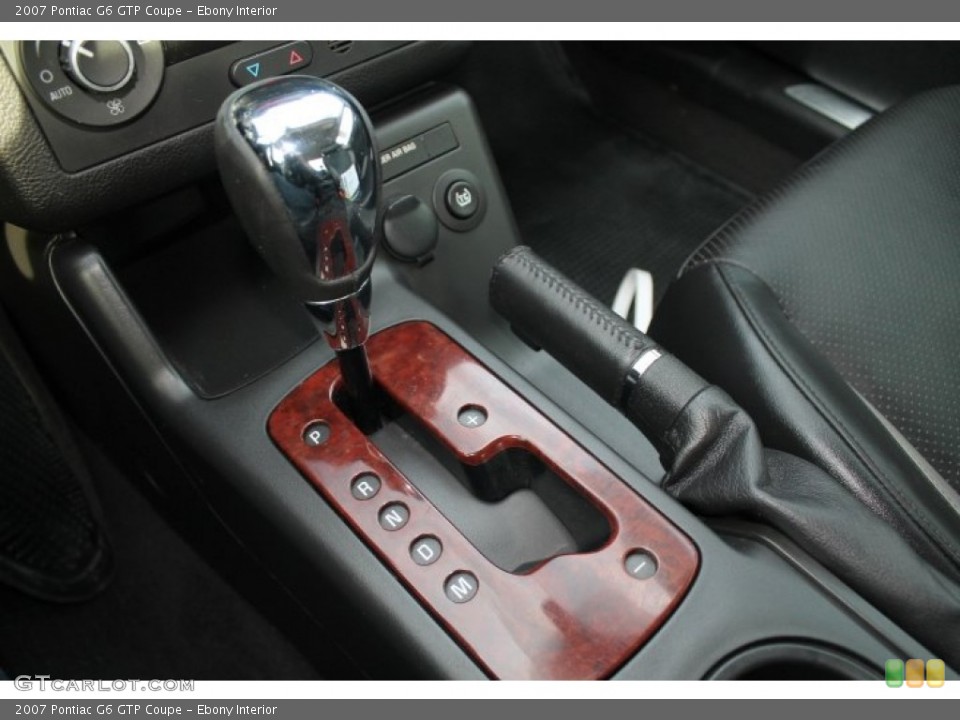 Ebony Interior Transmission for the 2007 Pontiac G6 GTP Coupe #91153295