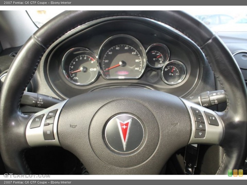 Ebony Interior Gauges for the 2007 Pontiac G6 GTP Coupe #91153317
