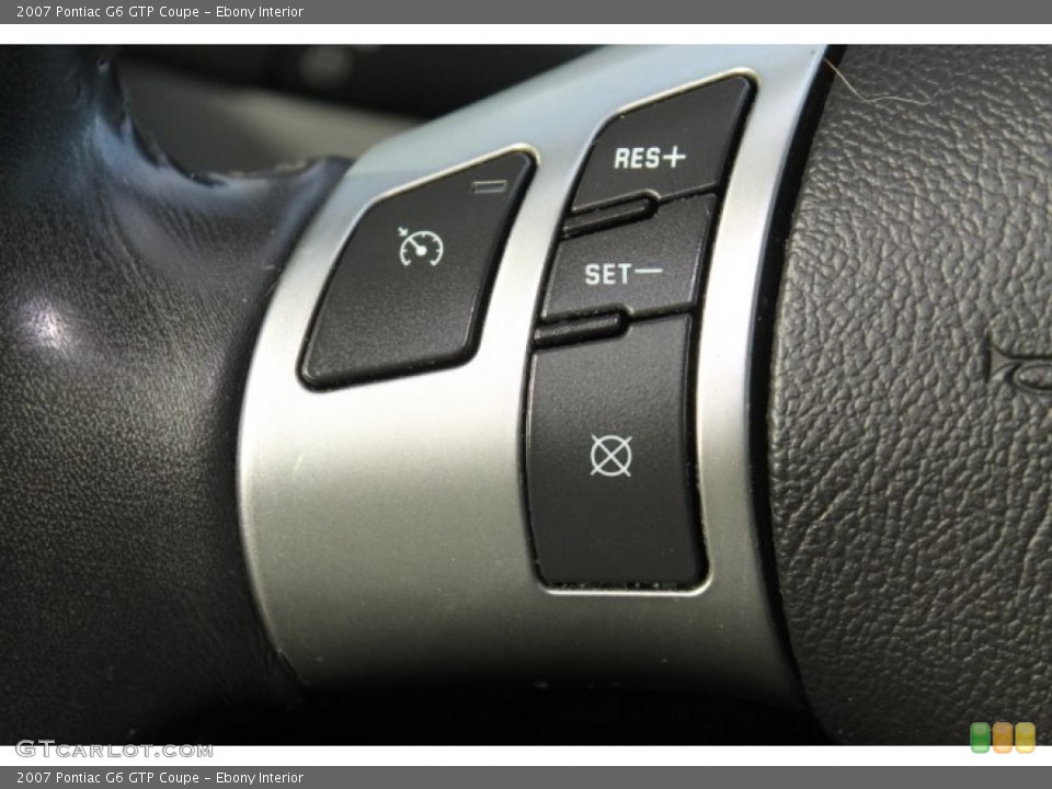 Ebony Interior Controls for the 2007 Pontiac G6 GTP Coupe #91153339