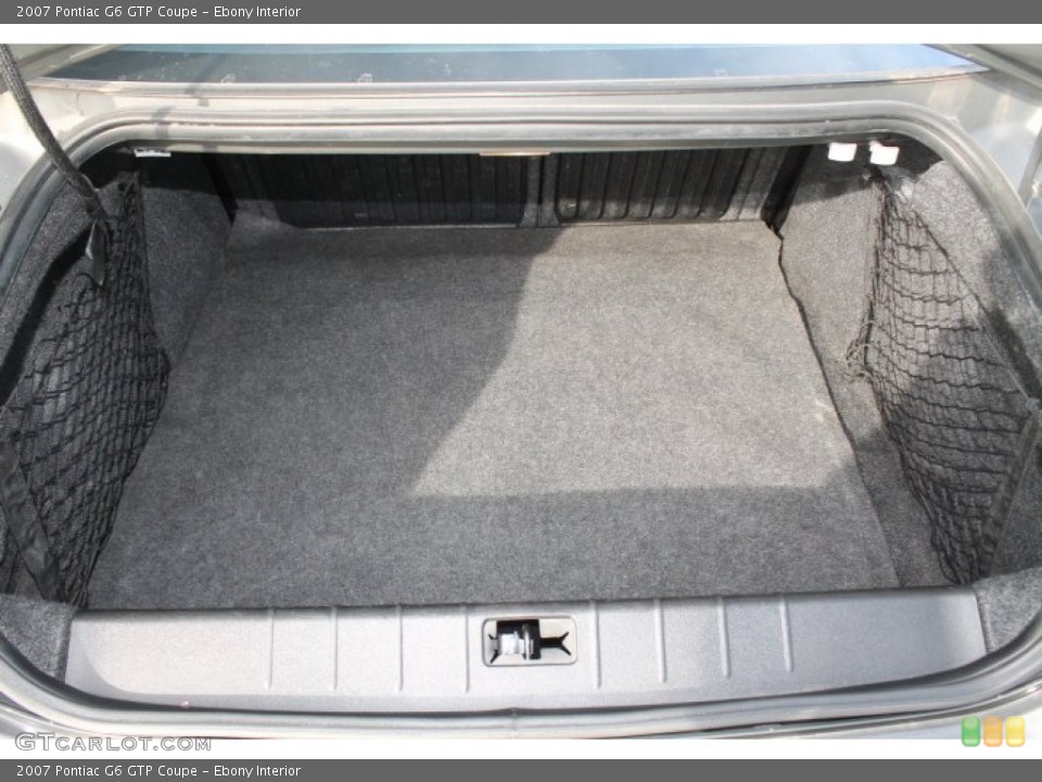 Ebony Interior Trunk for the 2007 Pontiac G6 GTP Coupe #91153398