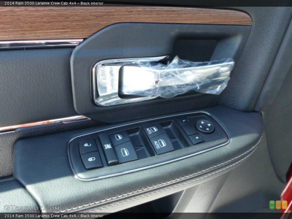 Black Interior Controls for the 2014 Ram 3500 Laramie Crew Cab 4x4 #91154826