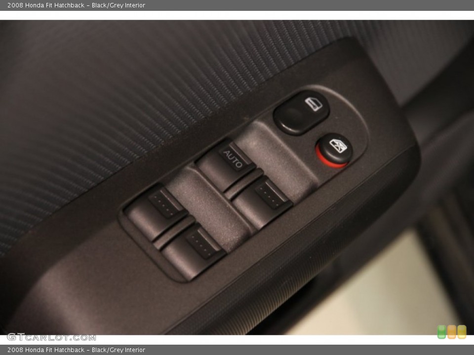 Black/Grey Interior Controls for the 2008 Honda Fit Hatchback #91154964