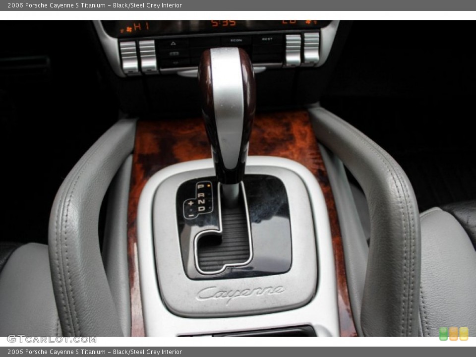 Black/Steel Grey Interior Transmission for the 2006 Porsche Cayenne S Titanium #91157819