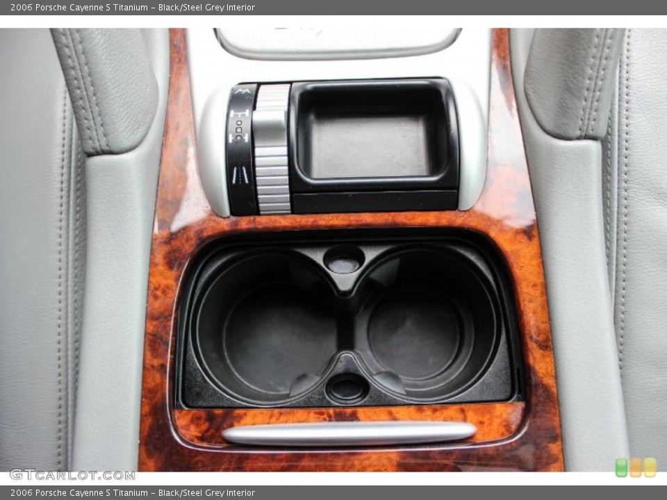 Black/Steel Grey Interior Controls for the 2006 Porsche Cayenne S Titanium #91157844