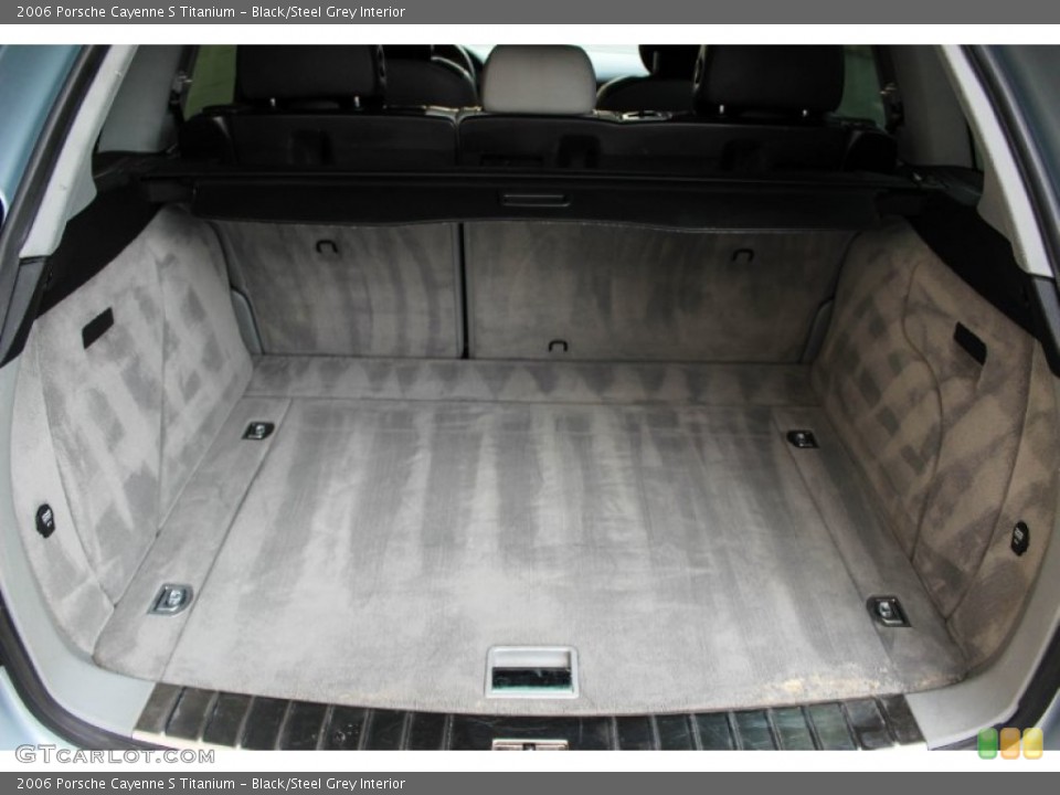 Black/Steel Grey Interior Trunk for the 2006 Porsche Cayenne S Titanium #91157985