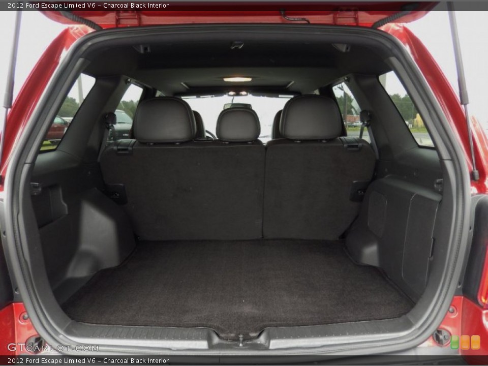 Charcoal Black Interior Trunk for the 2012 Ford Escape Limited V6 #91158939